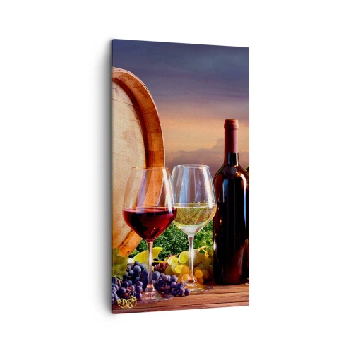 Quadro su tela - Stampe su Tela - Qui la vita ha gusto - 45x80 cm