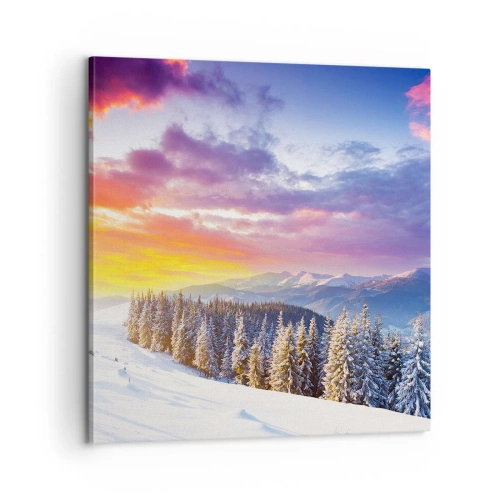 Quadro su tela - Stampe su Tela - Una bianca giornata - 60x60 cm