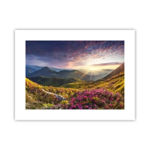 Poster - La freschezza di un mattino sui monti - 40x30 cm