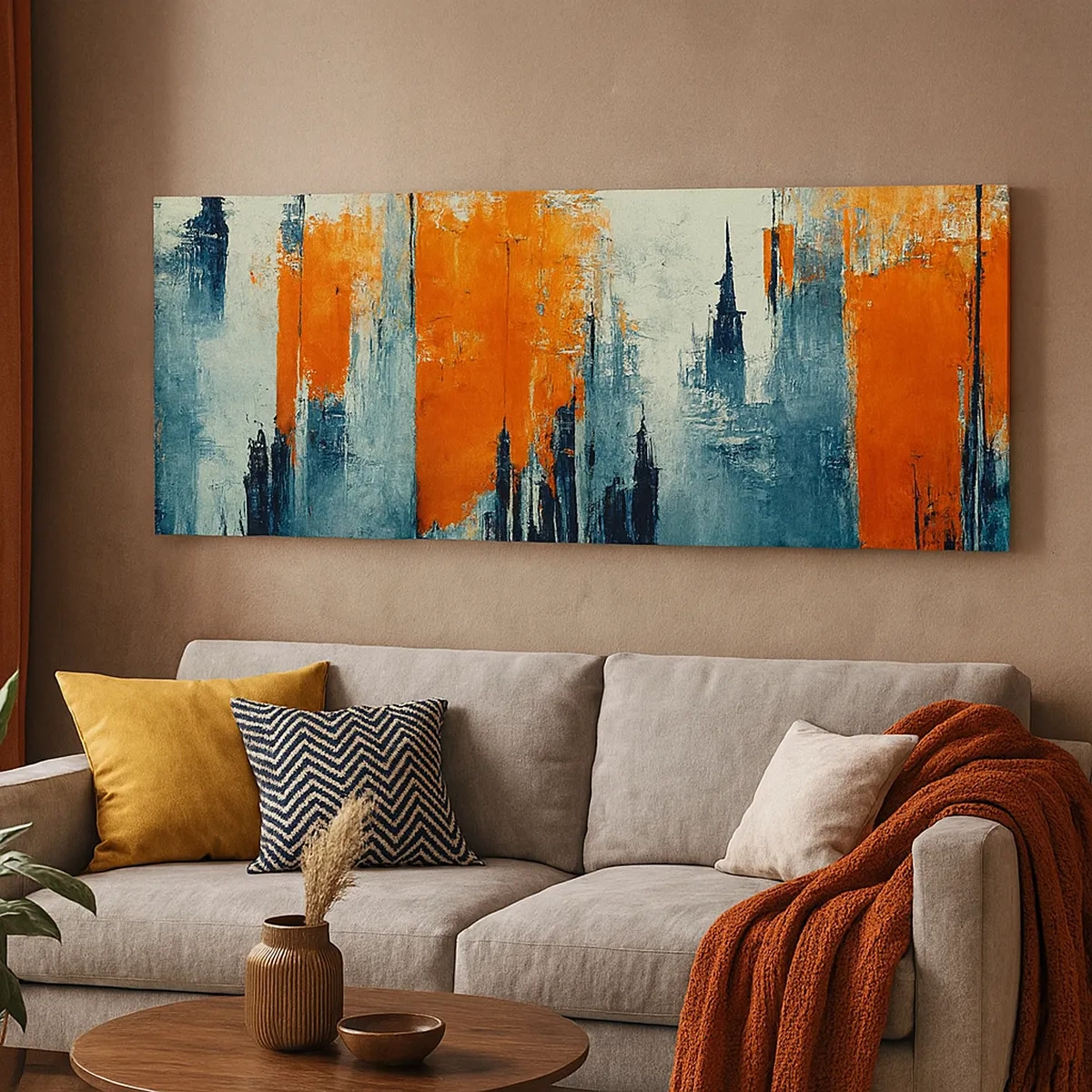 Quadro su tela - Stampe su Tela - Paesaggio moderno - 30x30 cm