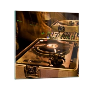 Quadro su vetro - Senti la forza? - 40x40 cm