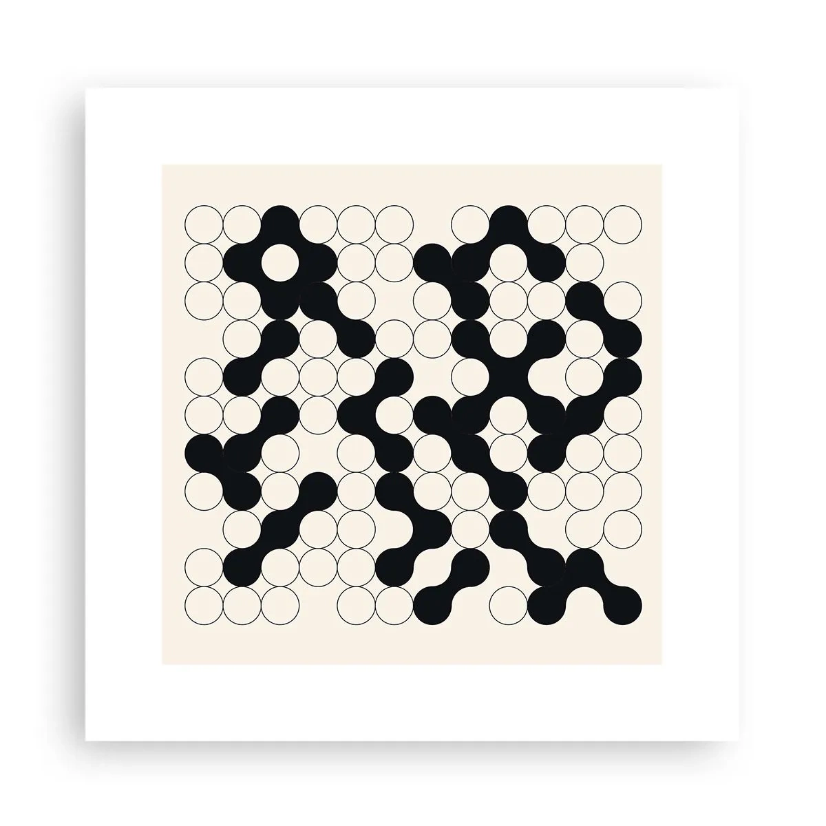 Poster - Gioco cinese: variazione - 30x30 cm