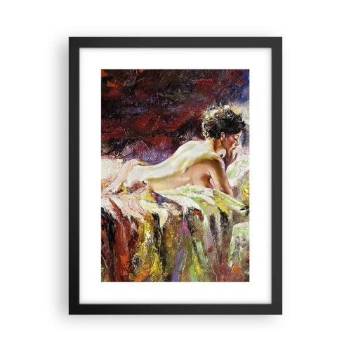 Poster in cornice nera - Venere pensierosa - 30x40 cm