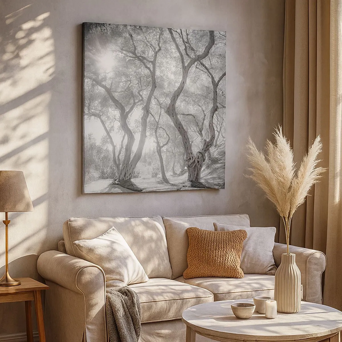 Quadro su tela - Stampe su Tela - Nell'orto degli ulivi - 30x30 cm