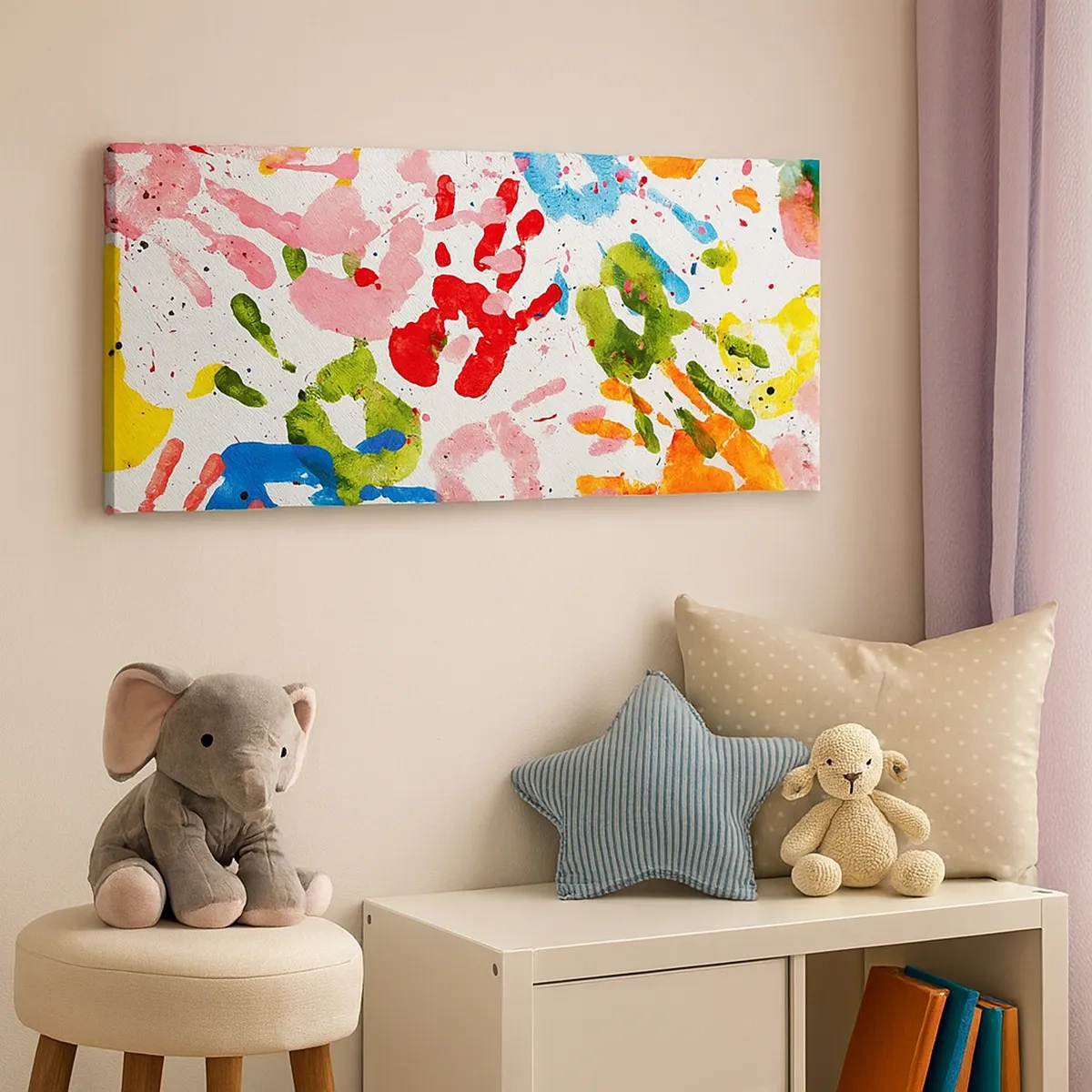 Quadro su tela - Stampe su Tela - Segui le tracce - 30x30 cm