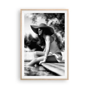 Poster in cornice rovere chiaro - Sogno estivo - 61x91 cm