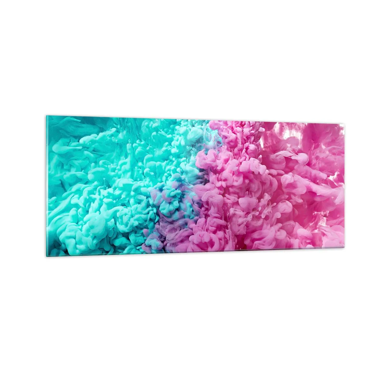 Quadro su vetro - Scontro decisivo - 100x40 cm