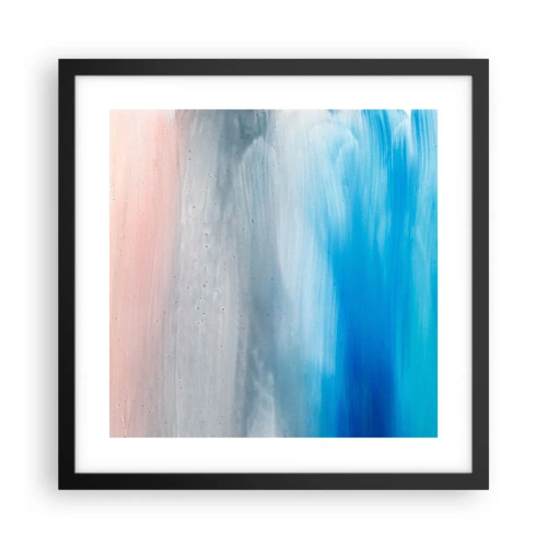 Poster in cornice nera - Gli elementi: l'aria - 40x40 cm