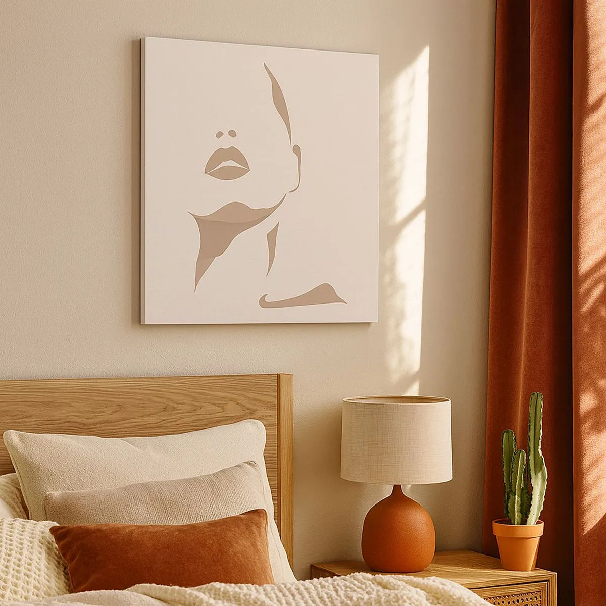 Quadro su tela - Stampe su Tela - Fatta di luce e ombra - 30x30 cm