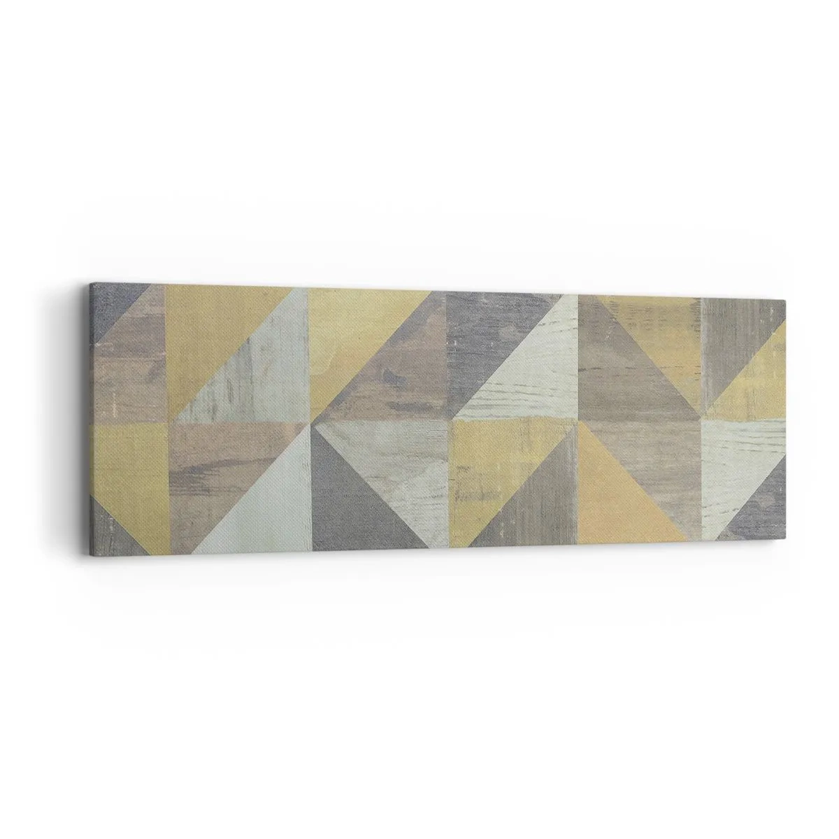 Quadro su tela - Stampe su Tela - Secondo i triangoli - 90x30 cm