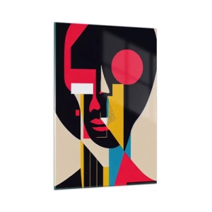 Quadro su vetro - Il suo mondo interiore - 80x120 cm