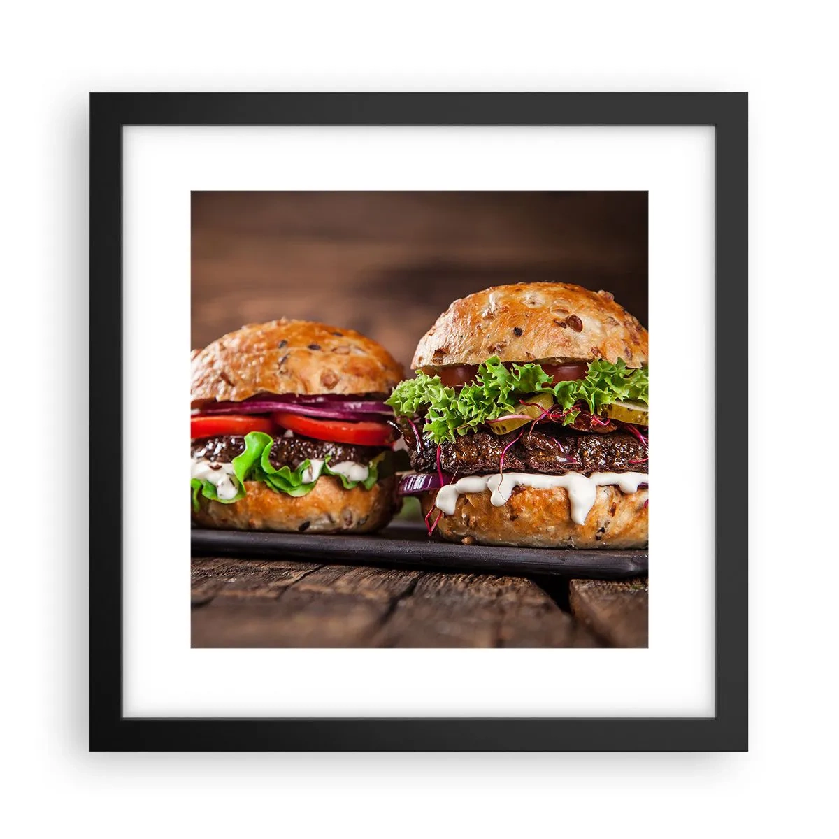 Poster in cornice nera - American dream - 30x30 cm