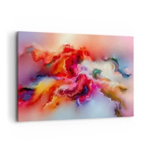 Quadro su tela - Stampe su Tela - Astrazione colorata con una composizione dinamica - 120x80cm - Come afferrare i sogni: fumo - Decorazione murale moderna per soggiorno e camera da letto ARTTOR