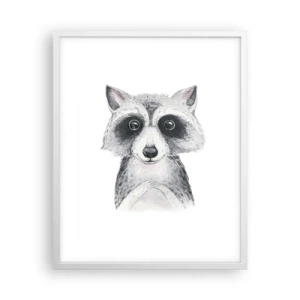 Poster in cornice bianca - Un attimo di commozione - 40x50 cm