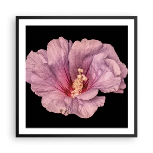 Poster in cornice nera - Dritto al cuore - 60x60 cm