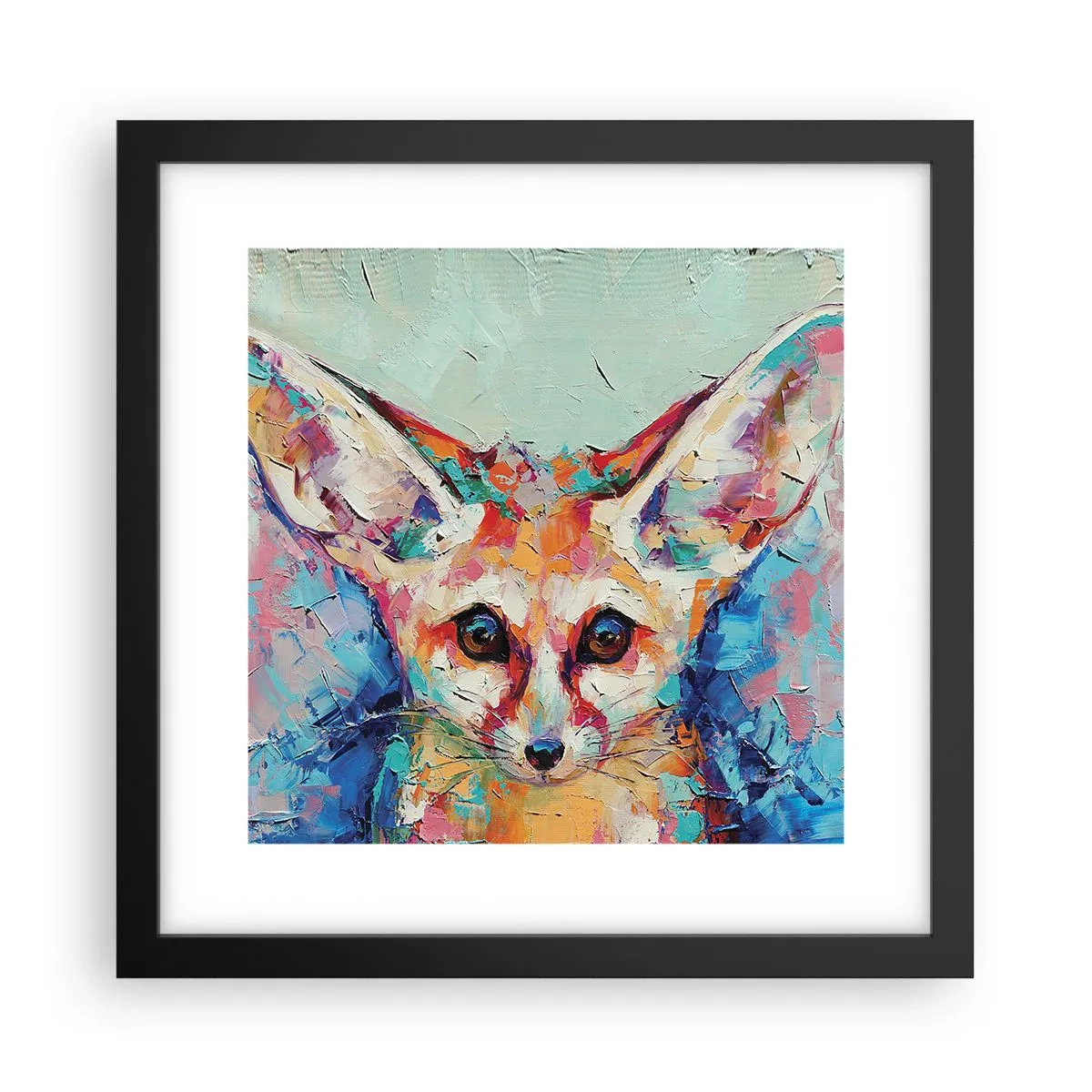 Poster in cornice nera - Siete pronti per me? - 30x30 cm