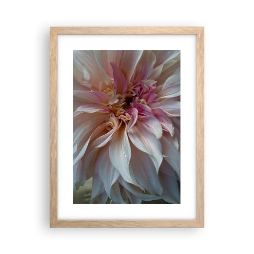 Poster in cornice rovere chiaro - Freschezza in fiore - 30x40 cm