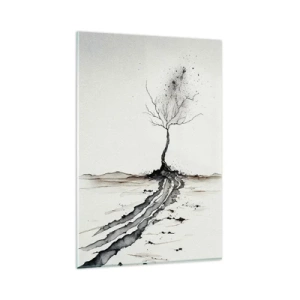 Quadro su vetro - Malinconia invernale - 80x120 cm