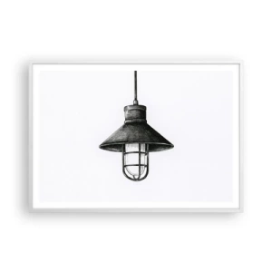 Poster in cornice bianca - Come tanti anni fa... - 100x70 cm