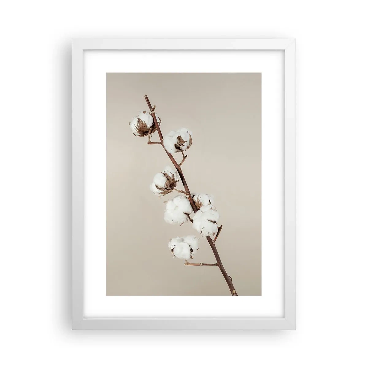 Poster in cornice bianca - Alla fonte della morbidezza - 30x40 cm