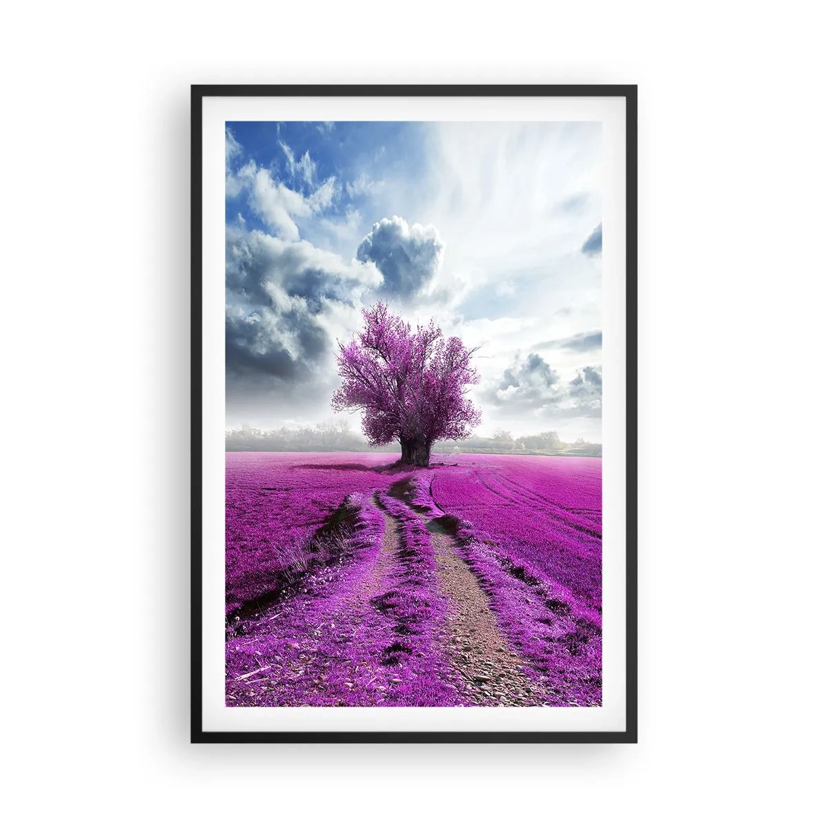 Poster in cornice nera - Brughiera selvatica - 61x91 cm