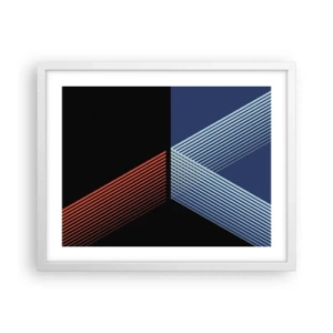 Poster in cornice bianca - Una storia semplice - 50x40 cm