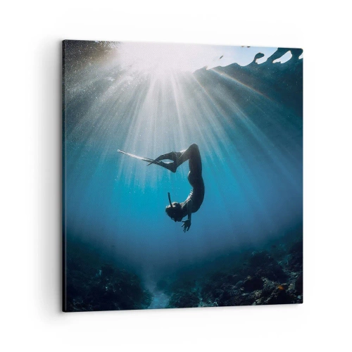 Quadro su tela - Stampe su Tela - Danza subacquea - 50x50 cm