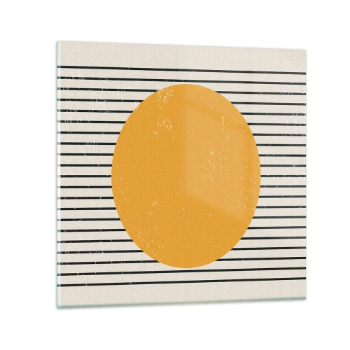 Quadro su vetro - La forza della semplicità - 40x40 cm