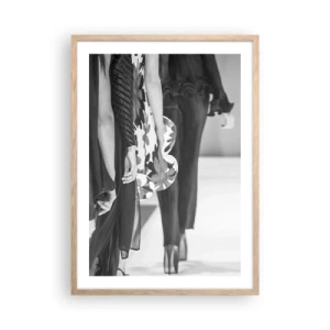 Poster in cornice rovere chiaro - Sfilata in stile - 50x70 cm