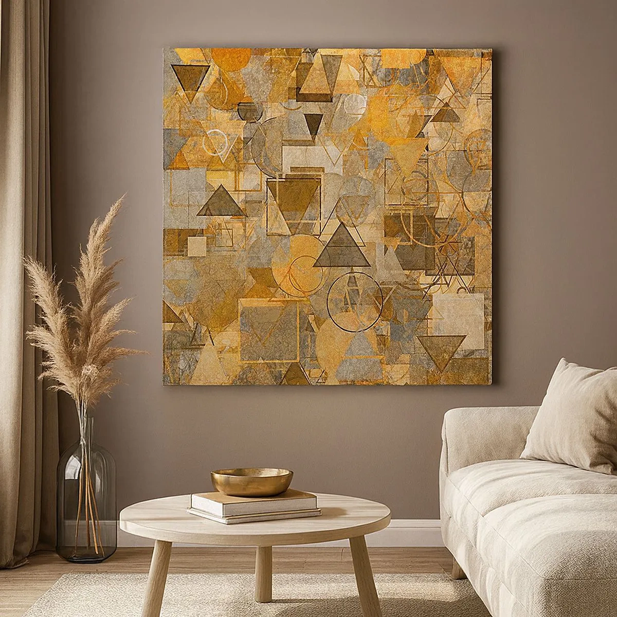 Quadro su tela - Stampe su Tela - Il mondo compreso nella forma - 30x30 cm