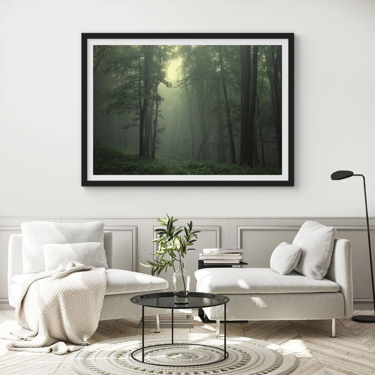 Poster in cornice nera - Prima che si svegli - 40x30 cm