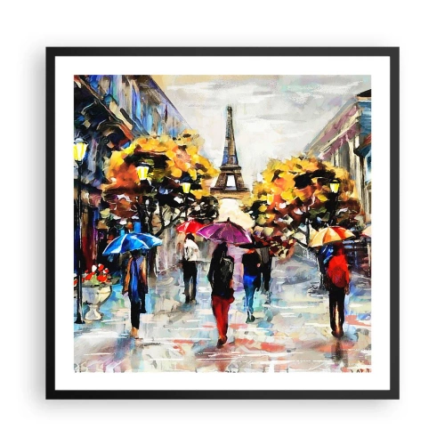 Poster in cornice nera - Bella soprattutto d'autunno - 60x60 cm