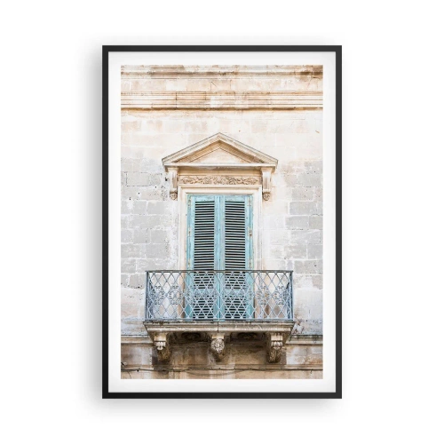 Poster in cornice nera - Il fascino unico dell'Italia - 61x91 cm