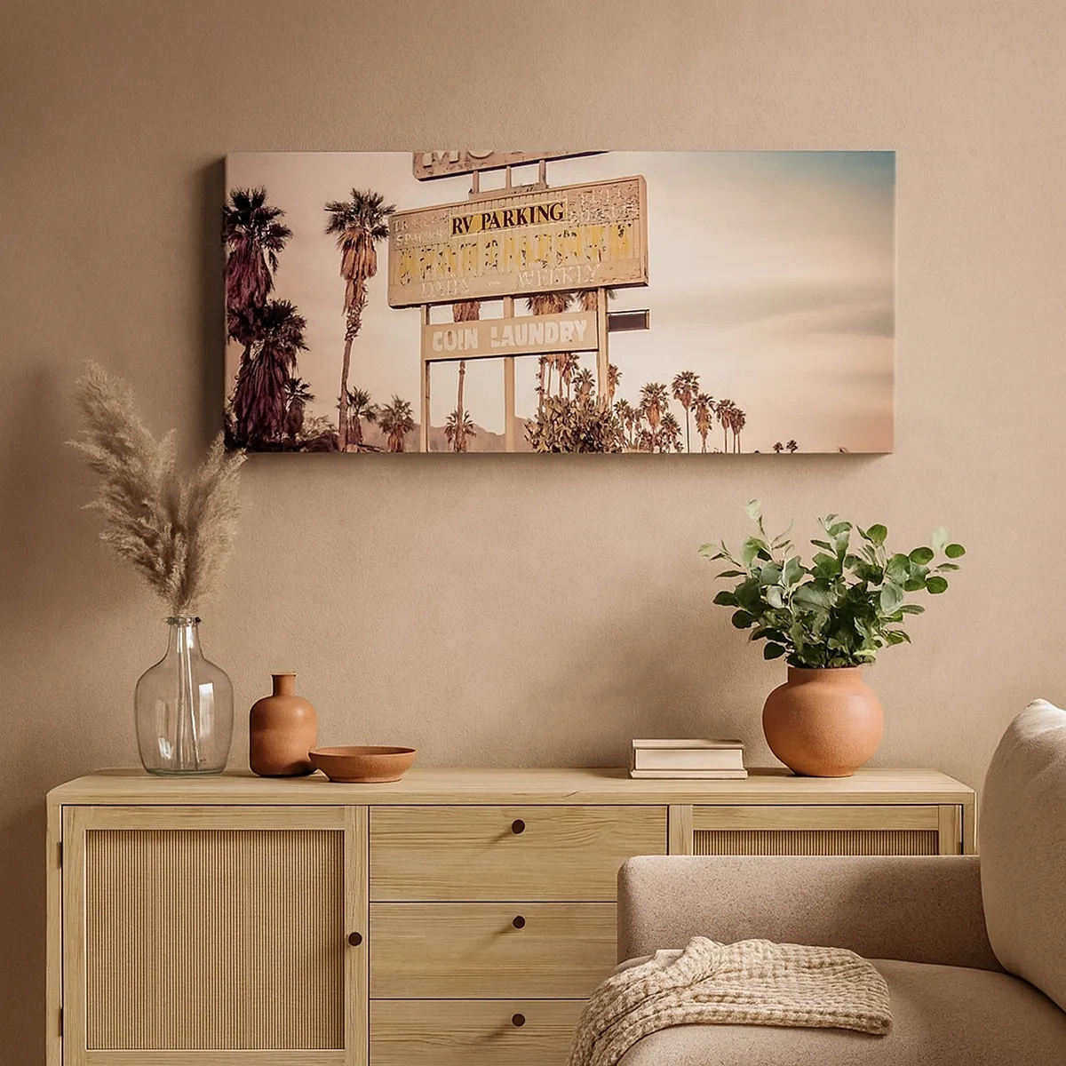 Quadro su tela - Stampe su Tela - Qui il tempo si è fermato - 30x30 cm