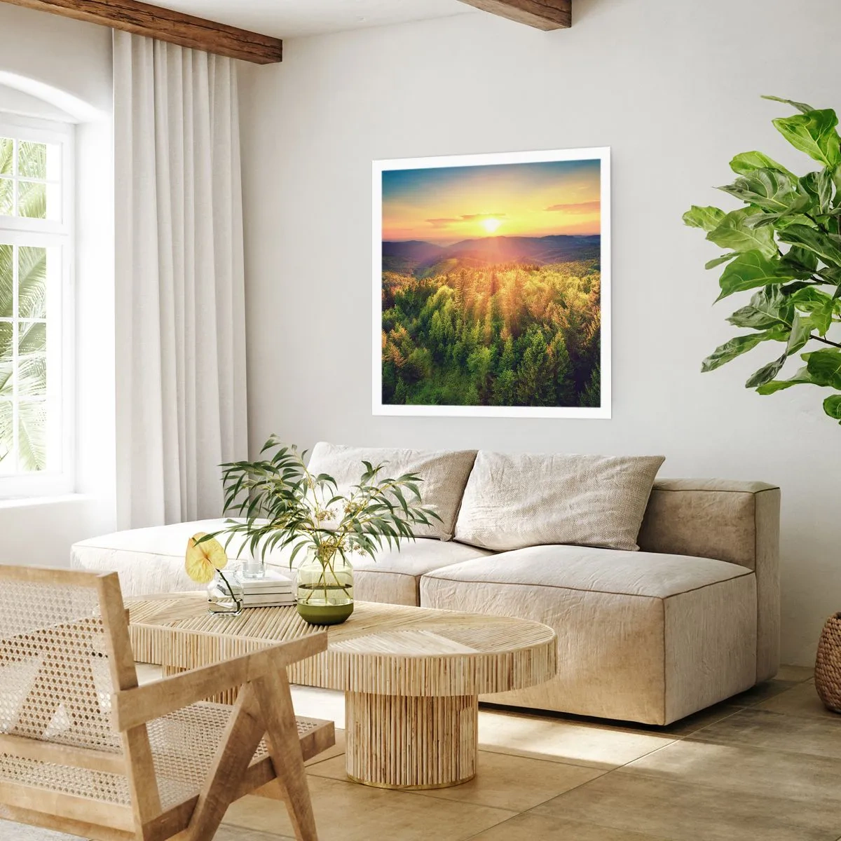 Poster - Vette e cime - 40x40 cm