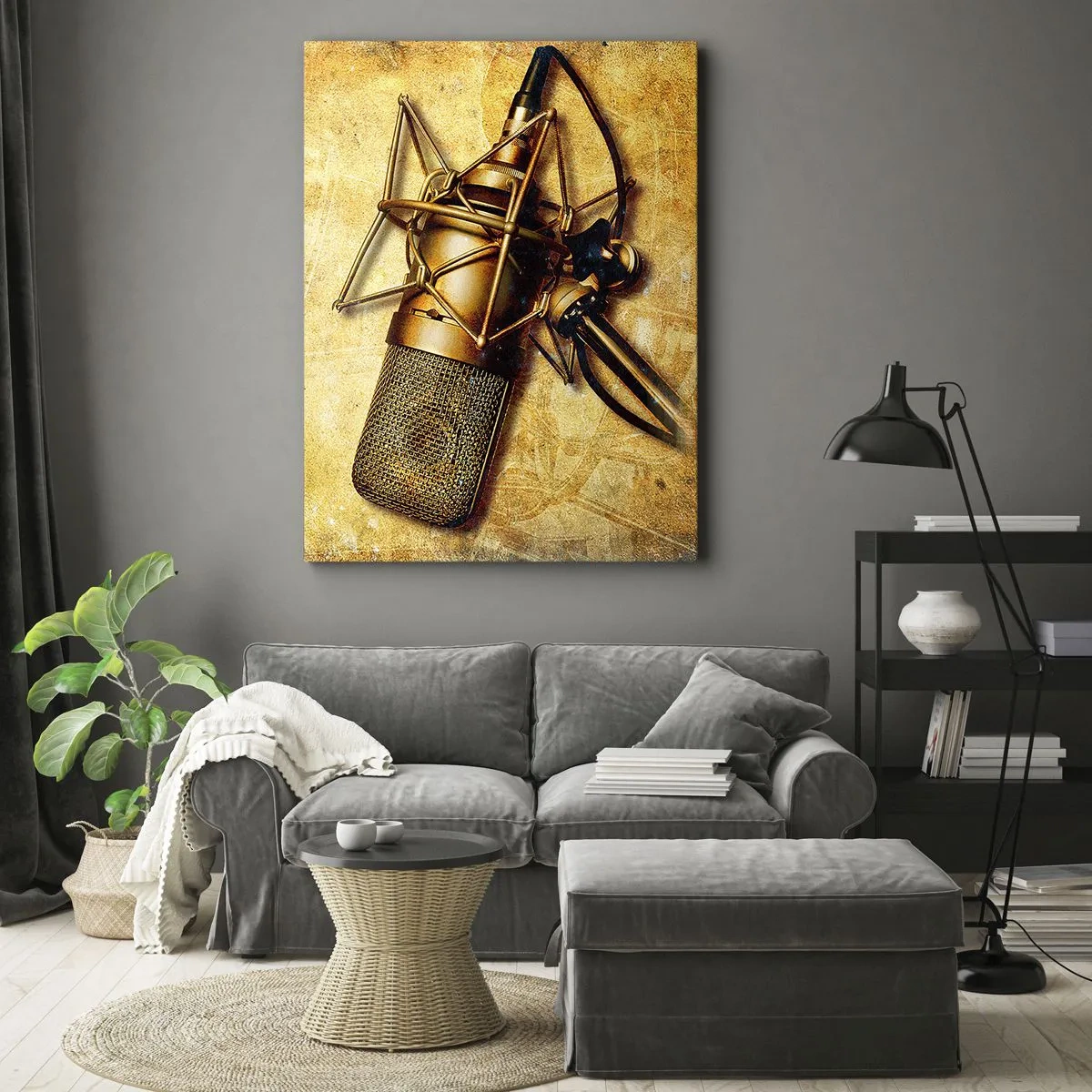 Quadro su tela - Stampe su Tela - Gli anni d'oro della radio - 65x120 cm