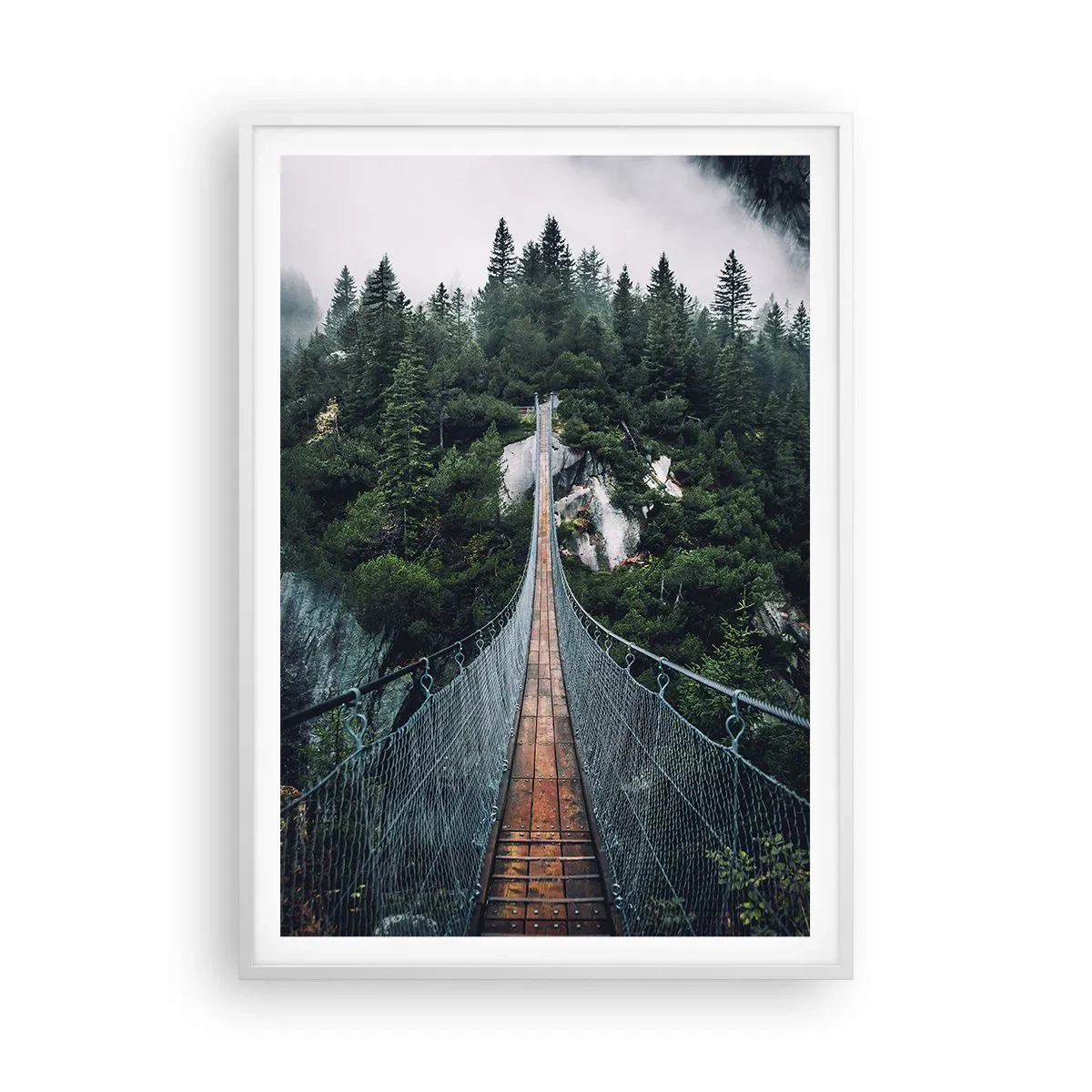 Poster in cornice bianca - Solo per le aquile - 70x100 cm