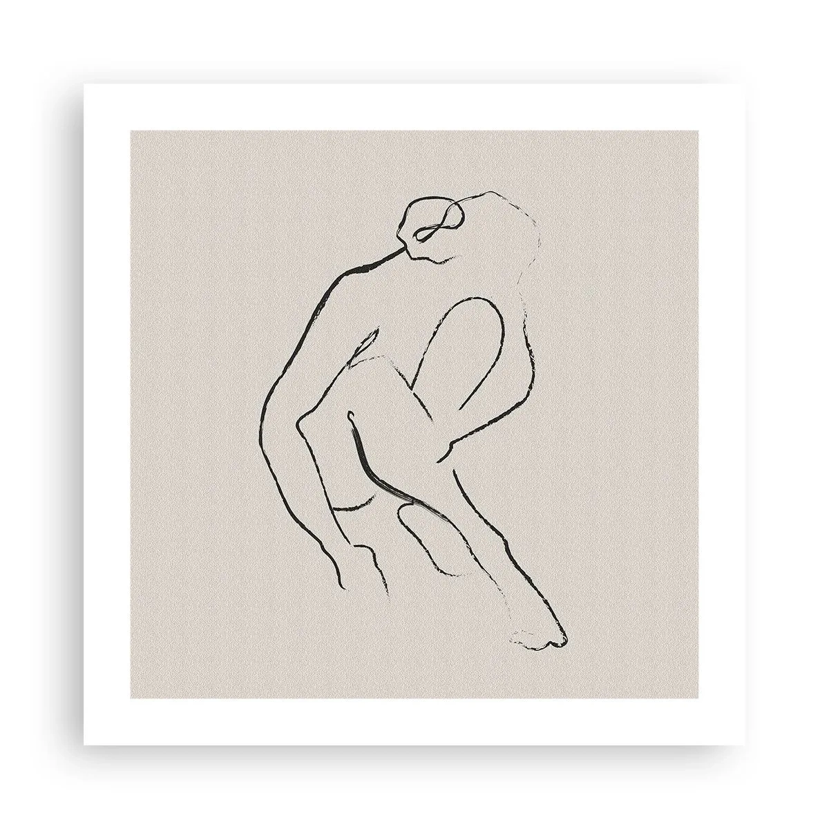 Poster - Schizzo intimo - 50x50 cm