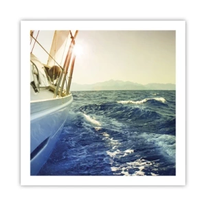 Poster - Verso l'avventura - 60x60 cm