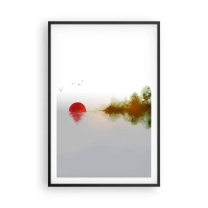 Poster in cornice nera - Promessa di pace - 61x91 cm