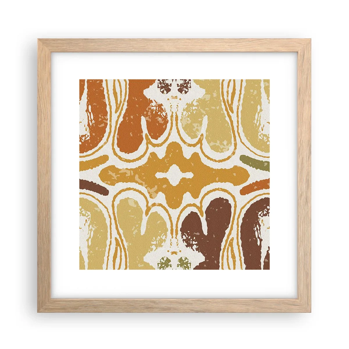 Poster in cornice rovere chiaro - Astrazione sentimentale - 30x30 cm