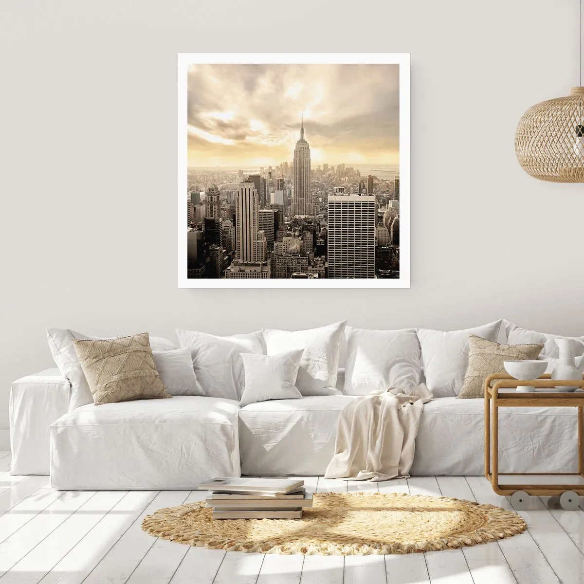 Poster - New York in grigio - 40x40 cm