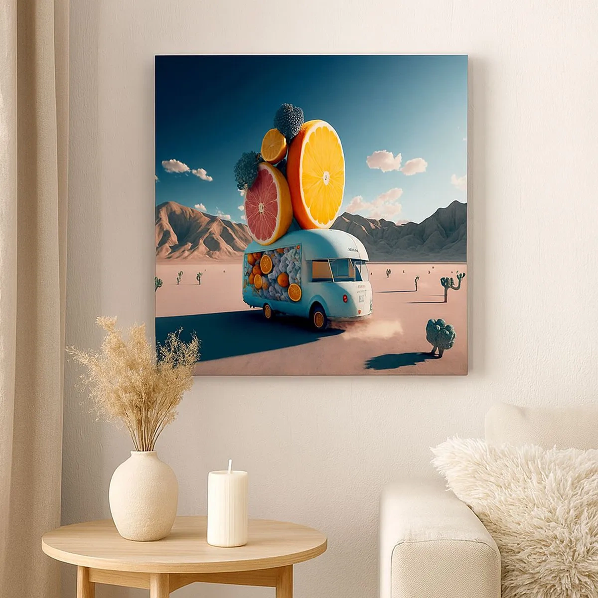 Quadro su tela - Stampe su Tela - Il sapore delle vacanze - 30x30 cm