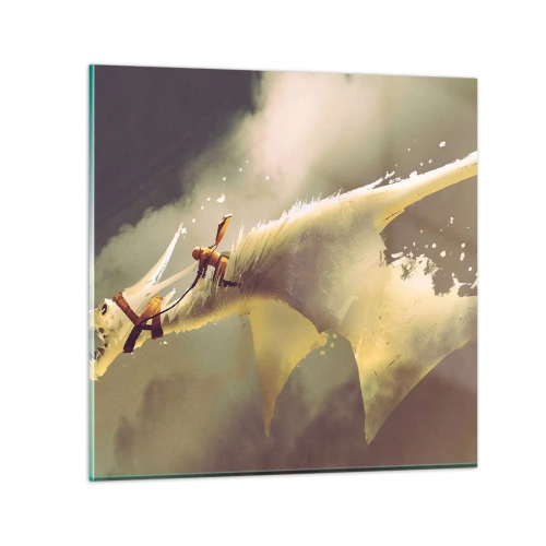 Quadro su vetro - Per salvare il mondo - 50x50 cm