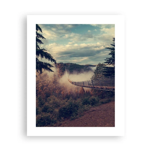 Poster - Sopra il bosco autunnale - 40x50 cm