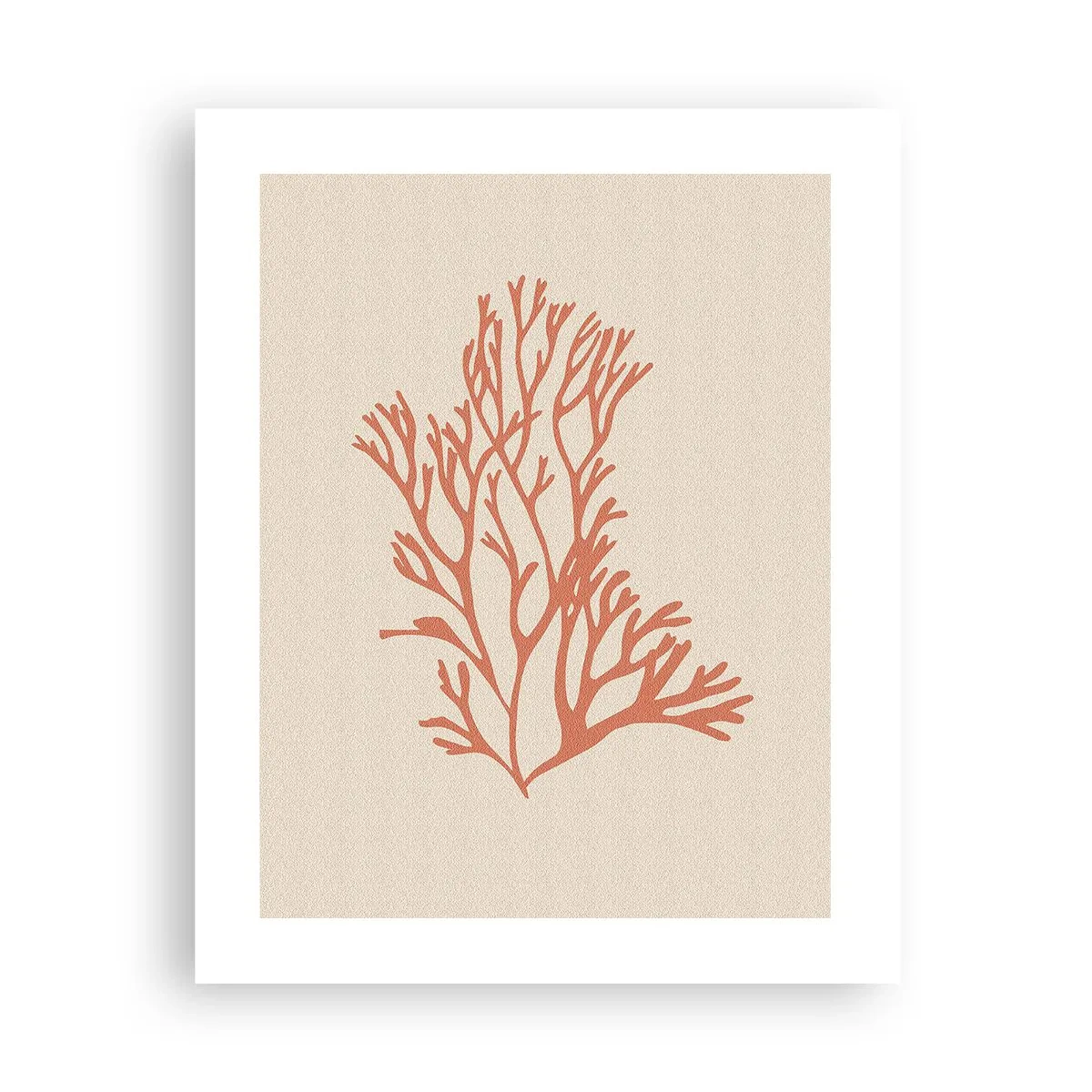 Poster - Filigrana di corallo - 40x50 cm