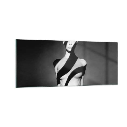 Quadro su vetro - Luci e ombre - 100x40 cm