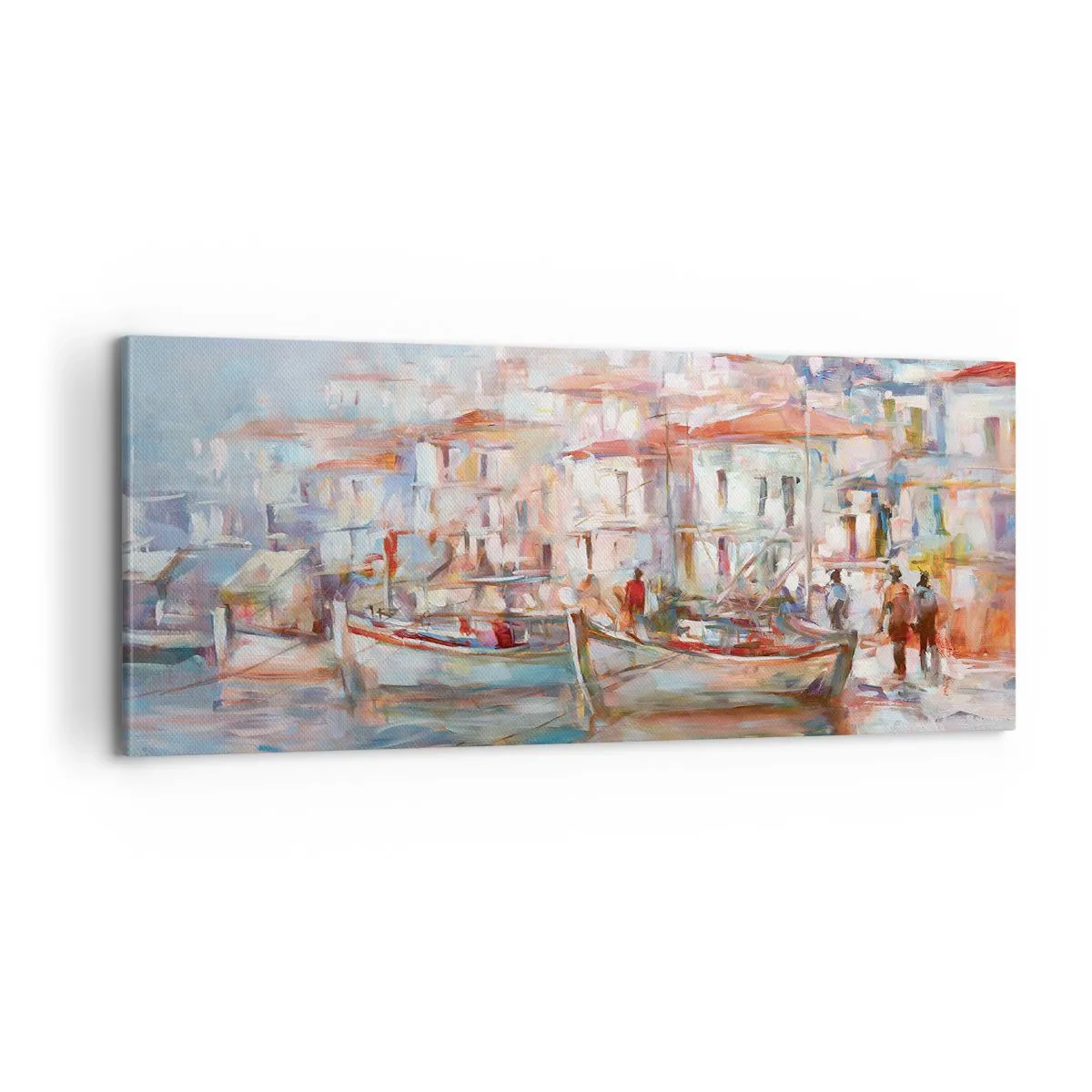 Quadro su tela - Stampe su Tela - Vacanze in pastello - 100x40 cm