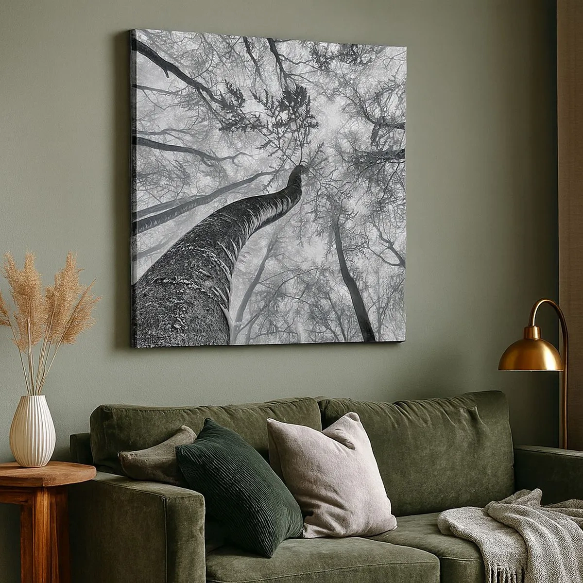 Quadro su tela - Stampe su Tela - La corsa verso la luce - 30x30 cm