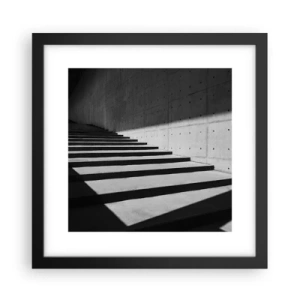 Poster in cornice nera - La bellezza severa del modernismo - 30x30 cm